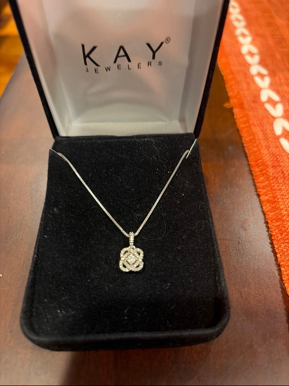 Kay’s Jewelers Center of me necklace